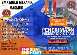 PPDB SMK Masmur Tahun Ajaran 2022-2023